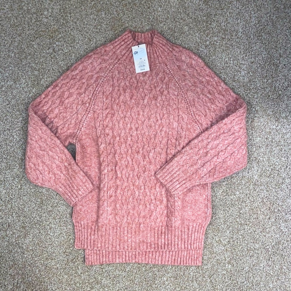 •a new day pink sweater•